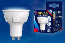 Лампа светодиодная UNIEL (UL-00002421) LED-JCDR 6W/NW/GU10 форма JCDR 4000K