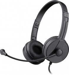 Гарнитура DEFENDER (63164) Tune 160 черный, провод 1.8 м