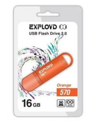 USB флэш-накопитель EXPLOYD 16GB-570 оранжевый
