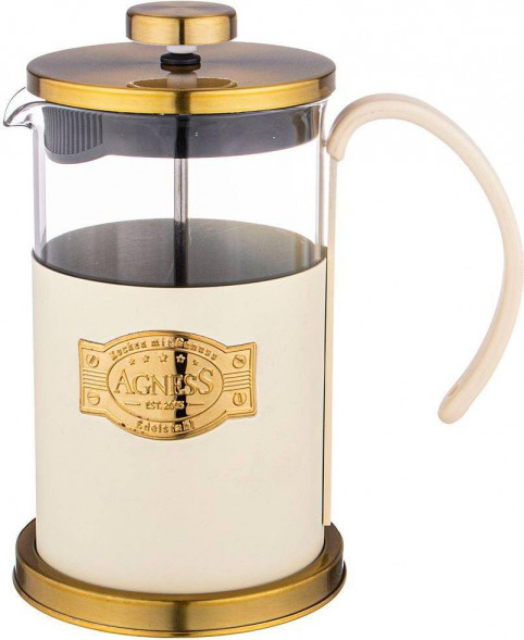 Френч-пресс AGNESS 894-101 PARADISE 600мл