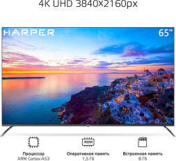 LED-телевизор HARPER 65Q851TS