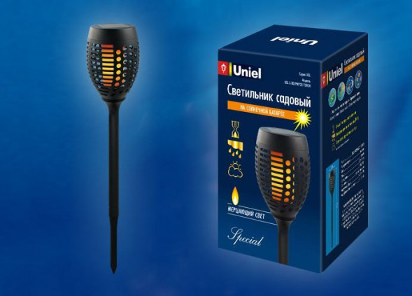 Садовый светильник на солнечной батарее UNIEL (UL-00003846) USL-S-182/PM720 TORCH