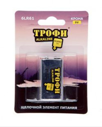 Элементы питания ТРОФИ 6LR61-1BL (12)