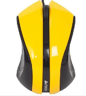 Мышь проводная A4TECH Q3-310-1 USB желтый