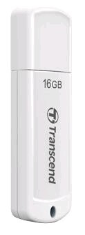 USB флеш TRANSCEND 16GB JF370 белый (TS16GJF370)