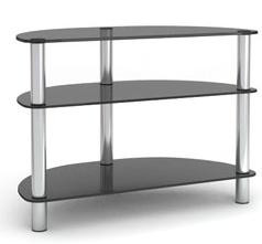 Стойка для TV MD 404 slim ( до 37&quot; ) дымч/сереб