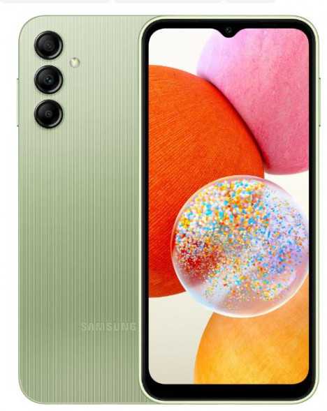 Смартфон SAMSUNG Galaxy A14 SM-A145 4/128Gb Light green (SM-A145FLGVCAU)
