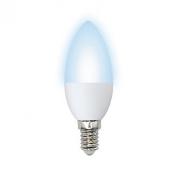 Лампа светодиодная VOLPE (UL-00003795) LED-C37-7W/NW/E14/FR/NR Белый свет 4000K