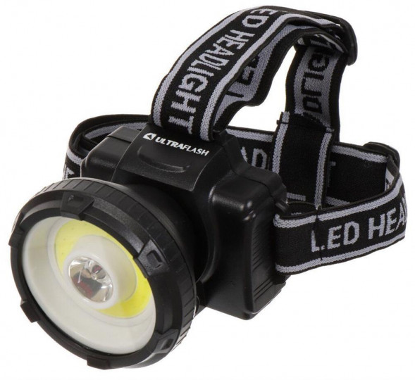 Cветодиодный фонарь ULTRAFLASH (14452) LED5368 черный