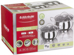 Набор кухонной посуды ATTRIBUTE ASO130 Набор кухонной посуды OPTIMA 4пр