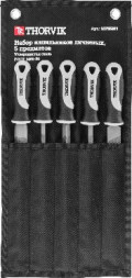 THORVIK MFSS205 Набор напильников личневых, 200 мм, 5 предметов