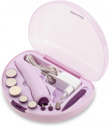 Маникюрный набор MAXWELL MW-2601 (подсветка) розовый