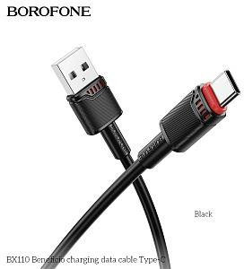 Кабель BOROFONE (6941991120749) BX110a ,для Type-C, 1 м, Black