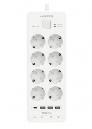 Сетевые фильтры HARPER UCH-650 White PD3.0