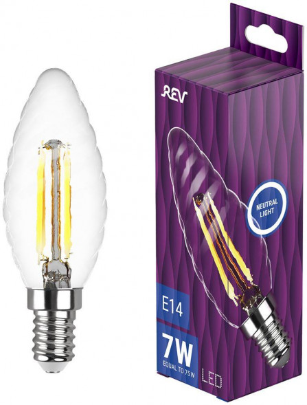 Лампа filament REV 32493 5 TC37 7Вт E14 4000К