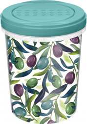 IDILAND Asti Delicate с завинчивающейся крышкой 1л с декором (зеленый) 221158918/05