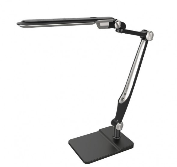 Светильник CAMELION (14017) KD-831 C02 черный (LED Свет-к наст.10 Вт,230В, осн+струбц.,600 лм,сенс.рег.ярк и цвет.тем)