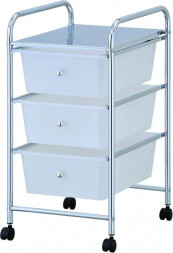 Тележка UNISTOR DOLLY с тремя ящиками передвижная, на колёсиках 210709