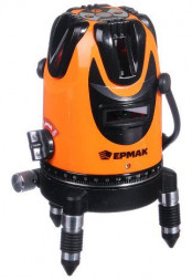 Уровень ЕРМАК 659-142 Уровень лазерный 5 лучей, 15м, кейс