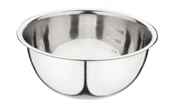 Миска MALLONY Миска Bowl-Roll-28, объем 4300 мл, из нерж стали, зеркальная полировка, диа 28 см (003279)