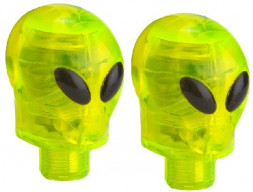 Аксессуары для вело-техники STELS Фонари декоративные на ниппель JY-505B 2 шт. зелёные 560071*LU050066