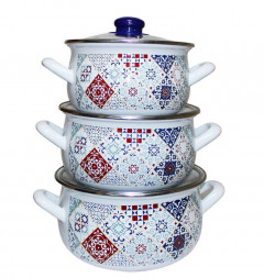 Набор кастрюль INTEROS Марокко Набор 3-х предметный 3501