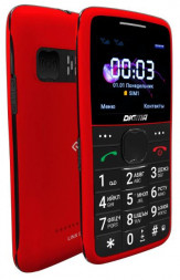Телефон мобильный DIGMA Linx S220 32Mb Red (LT1075MM)