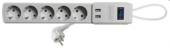 Сетевой фильтр СПУТНИК SP-518USB сет. фильтр - 5роз х 1,8м
