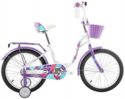 Велосипед STELS Mistery C 18" Z010 (м)*LU098819*JU135613 11.2" Белый/Фиолетовый 2024