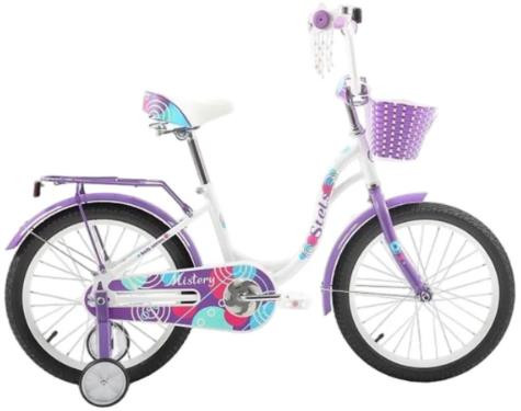 Велосипед STELS Mistery C 18" Z010 (м)*LU098819*JU135613 11.2" Белый/Фиолетовый 2024