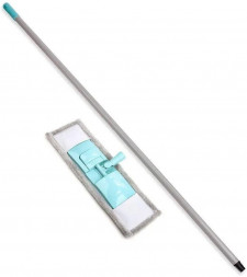 Швабра ЗЛАТА WR-KT204082 с телескопической ручкой голубой
