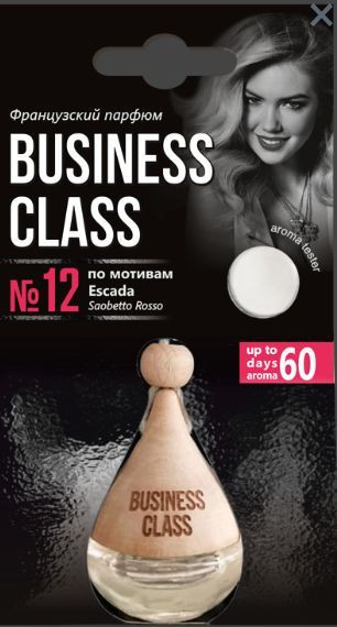 Ароматизатор подвесной FRESHCO DROP OF BUSINESS CLASS ESCADA AR1BC112