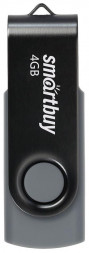 Флэш-напокитель SMARTBUY (SB004GB2TWK) UFD 2.0 004GB Twist Black