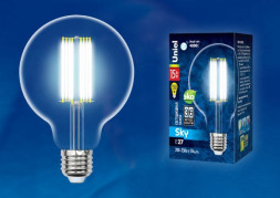 G (Лампы-глобы) UNIEL (UL-00004865) LED-G95-15W/4000K/E27/CL PLS02WH