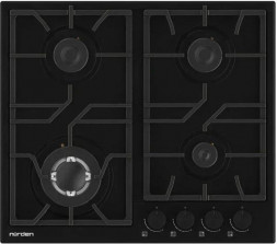 Нез.вар.панель газовая NORDEN AZTECH 6L3GT MBL FFD матовый чёрный