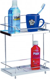 Полка GOTA ROCIO 83302 Полка металл. прямая 2-х ярусная G83302 1/6 (330-2) 1/12