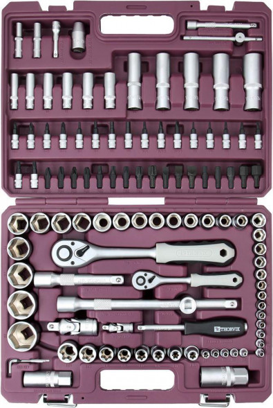 Набор инструмента THORVIK TS108 1/4&quot;, 1/2&quot;DR, 108 предметов