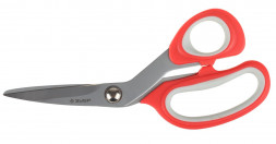 Ножницы ЗУБР &quot;Мастер&quot; изогнутые хозяйственные, двухкомпонентные ручки, 190мм 40442-19