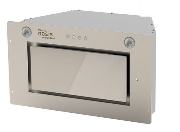 Встраиваемая вытяжка OASIS UM-50IG (V) (making oasis everywhere) бежевый + стекло