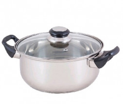 Кастрюля MALLONY BAK-S-03 2,8л нерж.(985888)