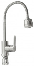 Смеситель кухонный MAGNUS 9214 Смеситель кухонный , гибкий гусак , из нержавеющей стали марка 304