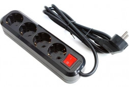 5BITES SP4B-330 Сетевой фильтр 4S / 3*1.5MM2 / 16A / ABS / 3M / BLACK