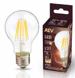Светодиодная лампа REV 32422 5 FILAMENT A60/E27/5W/2700K