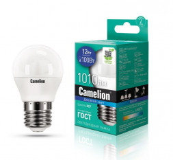 Лампа CAMELION (13698) LED12-G45/865/E27