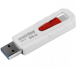 USB флеш SMARTBUY (SB64GBIR-W3) 64GB IRON WHITE/RED USB3.0