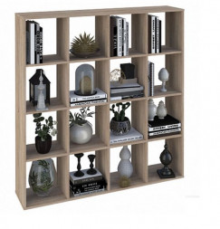 Стеллаж POLINI Стеллаж Polini Home Smart Кубический 16 секций, дуб (2кор)