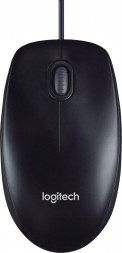 Мышь LOGITECH Мышь проводная M90 black (USB, оптическая, 1000dpi, 2but) (910-001795)