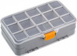 Органайзер BLOCKER BR383210026 Expert 8'' для мелочей двухсторонний, серо-свинцовый/оранжевый
