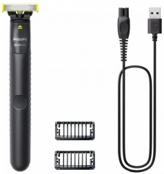 PHILIPS Триммер OneBlade QP1424/10 черный (насадок в компл:2шт)