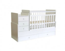 Кровать ФЕЯ Кровать детская Фея 1100 белый (2кор)